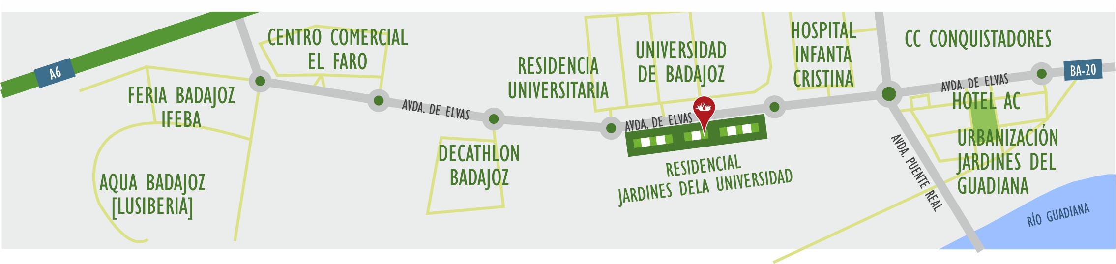 PLANO SITUACIÓN RES JARDINES DE LA UNIVERSIDAD